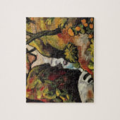 Forest Brook door August Macke  Expressionisme Legpuzzel (Verticaal)