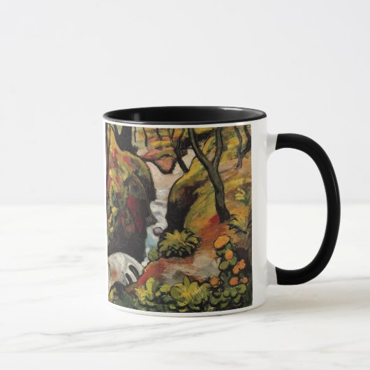Forest Brook door August Macke  Expressionisme Mok (Rechts)