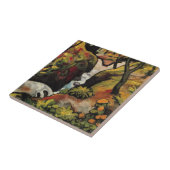 Forest Brook door August Macke  Expressionisme Tegeltje (Zijkant)