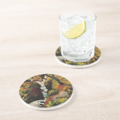 Forest Brook door August Macke Expressionisme Zandsteen Onderzetter (Zijkant)