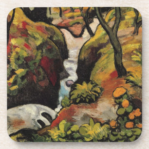 Forest Brook door August Macke Vintage Expressioni Bier Onderzetter