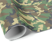 Forest Camo Masculine Cadeaupapier (Rol Hoek)