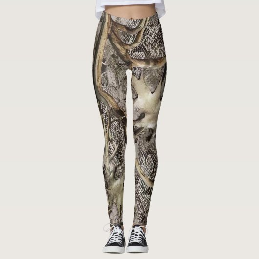 Forest Camo Pattern Leggings (Voorkant)