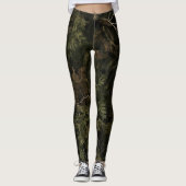 Forest Camo Pattern Leggings (Voorkant)