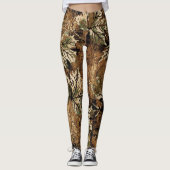 Forest Camo Pattern Leggings (Voorkant)