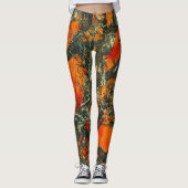 Forest Camo Pattern Leggings (Voorkant)