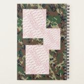 Forest Camouflage Dagelijkse Foto Planner (Achterkant)