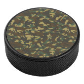 Forest Camouflage Hockey Puck (3/4)
