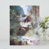 Forest Canyon (door Carl Blechen) Kaart (Staand voorkant)