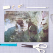 Forest Canyon (door Carl Blechen) Tissuepapier (Craft)