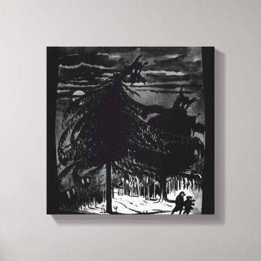 Forest Comes Alive - Canvas Afdruk (Voorkant)