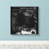 Forest Comes Alive - Canvas Afdruk (Insitu (Houten vloer))