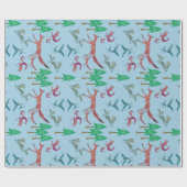 Forest Creats Cadeaupapier (Vlak)