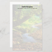 Forest Creek Beauful Natuur Landscape Foto (Voorkant / Achterkant)