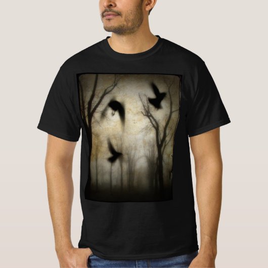 Forest Crows Trees T-shirt (Voorkant)