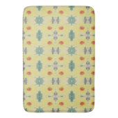 Forest Daisy Floor w/Name Badmat (Voorkant Verticaal)