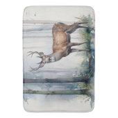 Forest Deer Bath Mat (Voorkant Verticaal)