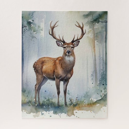 Forest Deer Puzzle Legpuzzel (Verticaal)