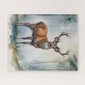 Forest Deer Puzzle Legpuzzel (Horizontaal)