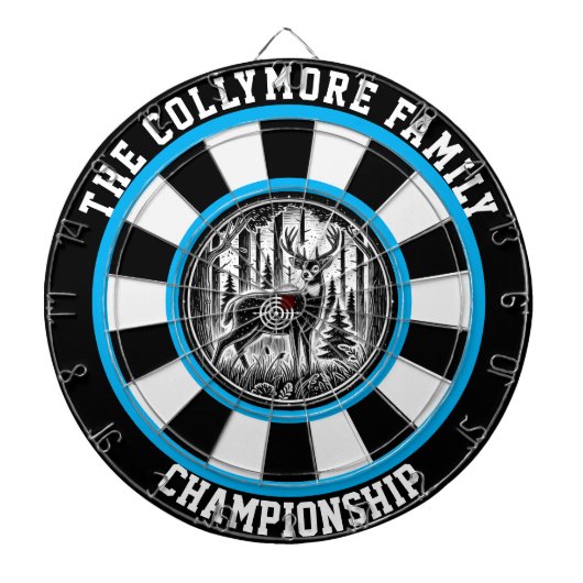 Forest Deer Target Muurdecoratie Dartbord (Voorkant)