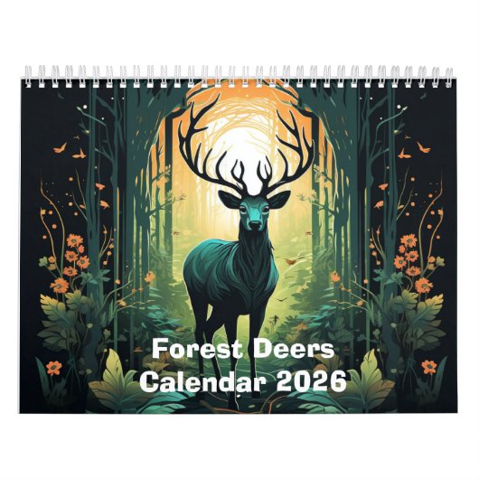 Forest Deers 2026 Kalender (Hoes)