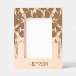 Forest Design  Wood Gegraveerde Lijstjes