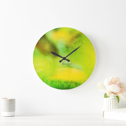 Forest Dreamer - Abstracte Natuur Visioenen Grote Klok (Huis)