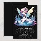 Forest Dreamy Fairy Verjaardag Kaart (Voorkant / Achterkant)