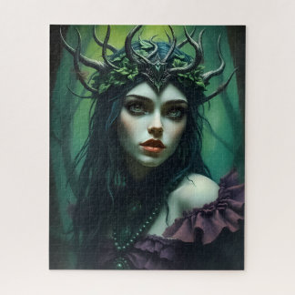Forest Dryad Queen - Mystical Nature Fantasy Legpuzzel