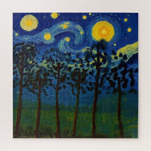 Forest Echoes of Infinity – Een boslandschap Legpuzzel (Verticaal)