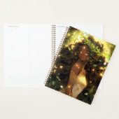 Forest Elf Afro-Amerikaanse Black Fantasy Art Planner (Display)