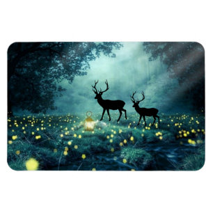 Forest Elk Flexible Photo Magnet Magneet
