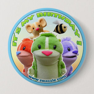 Forest Fables Birthday Button