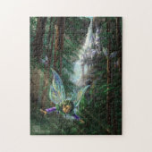 Forest Fairies en Waterfall Castle Legpuzzel (Verticaal)