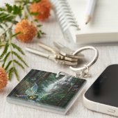 Forest Fairies en Waterfall Castle Sleutelhanger (Voorkant Rechts)