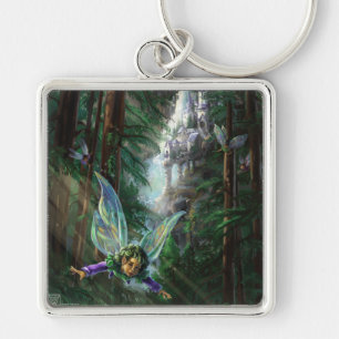 Forest Fairies en Waterfall Castle Sleutelhanger
