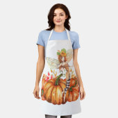 Forest Fairy & Autumn Pumpkin Bouquet Schort (Gedragen)