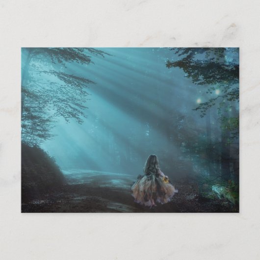 Forest Fairy Fantasy Briefkaart (Voorkant)