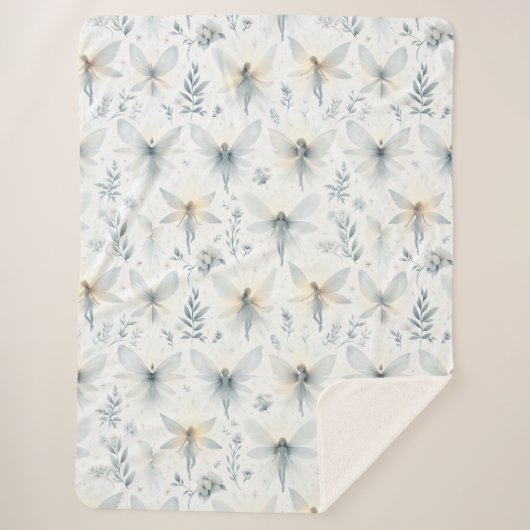 Forest Fairy Sherpa Deken (Voorkant)