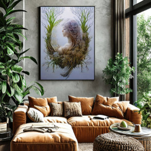 Forest fairy vibes canvas afdruk