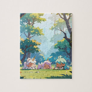 Forest Fantasy Girl Puzzel
