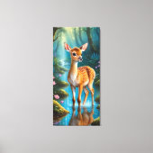 Forest Fawn Canvas Afdruk (Voorkant)