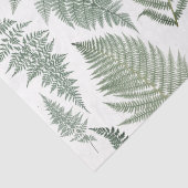 Forest Fern Fronds  Greenery Botanical Tissuepapier (Detail)