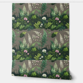 Forest Ferns & Wildflowers Peel and Stick Behang