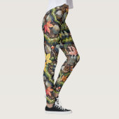 Forest Floor Seamless Pattern Leggings (Rechts)