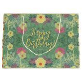 Forest Floral Floor Gift Bag Groot Cadeauzakje (Voorkant)