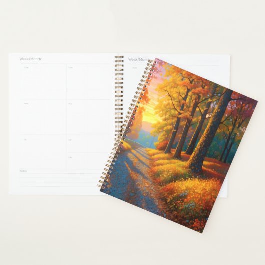Forest Flowers and Fall Colorful Art (Devant avec enveloppe)