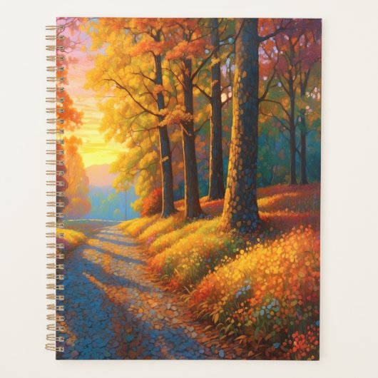 Forest Flowers and Fall Colorful Art (Devant)