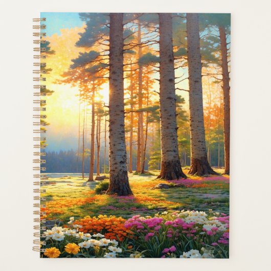 Forest Flowers and Summer Colorful Art (Devant)