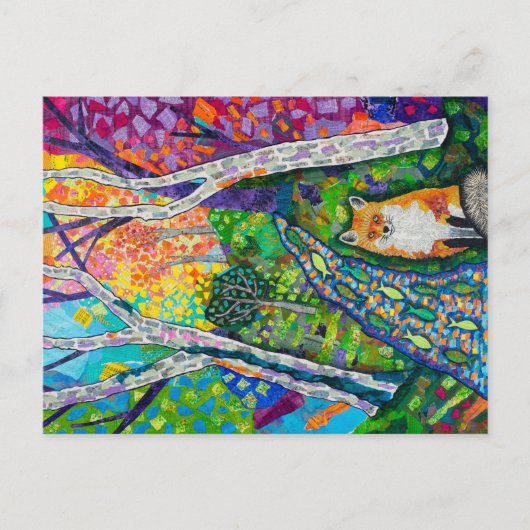 Forest Fox Briefkaart (Voorkant)